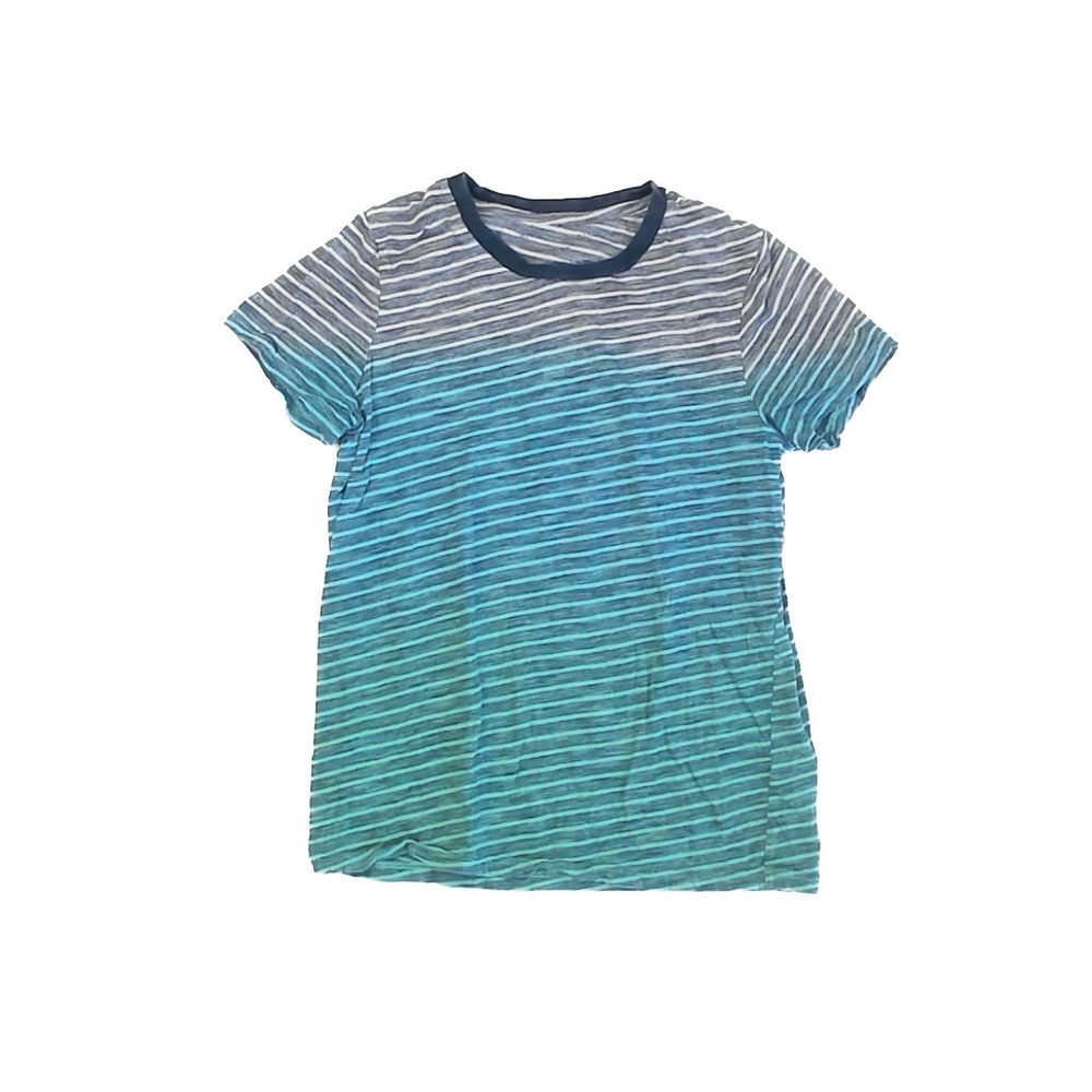 Rockets Of Awesome Boys Blue Ombre Striped T-Shirt size: 12 Years
